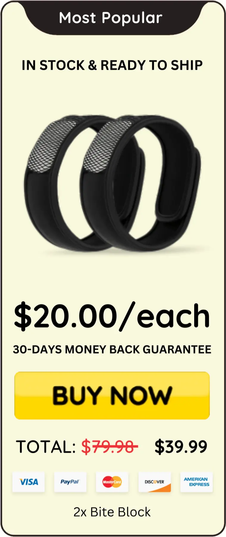 Bite Block offer price